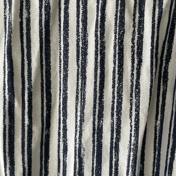 Velvet Heart Black and White Striped Button Down Shirt - Picture 8 of 9